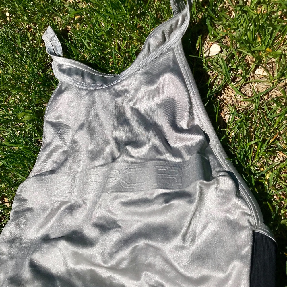 90's HIGH CUT HIGH NECK POLO SWIMSUIT